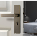 American style bedroom door handle lock modern simple solid wood door lock with silent indoor door lock